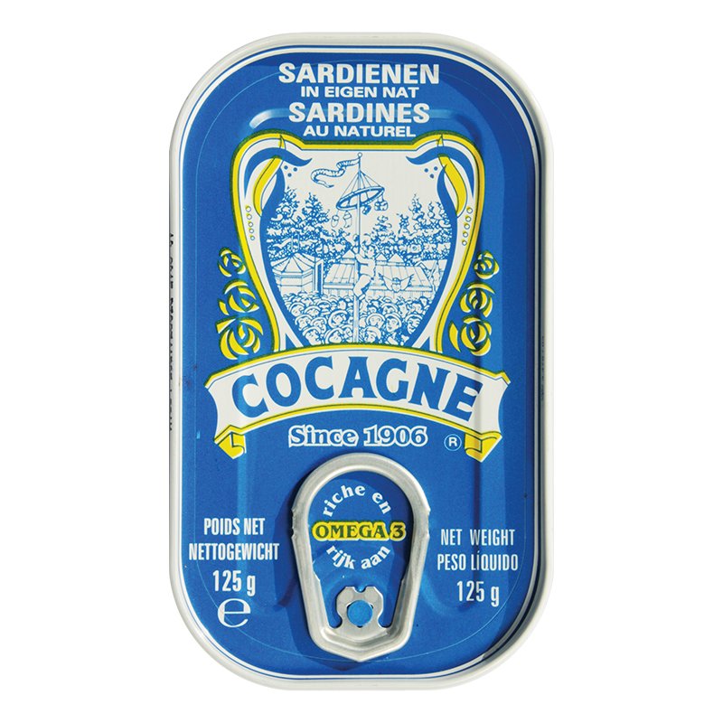 Sardinhas ao Natural 125 g Cocagne — Cocagne