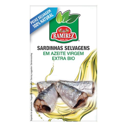 Sardinhas em Azeite Virgem Extra Bio Ramirez