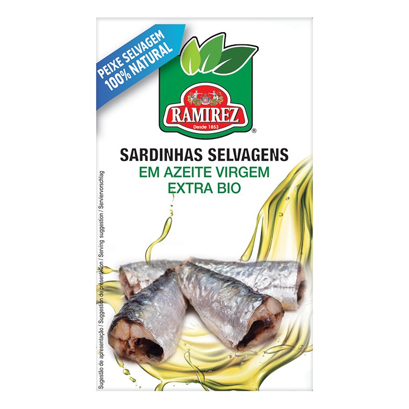 Sardinhas em Azeite Virgem Extra Bio Ramirez — Ramirez