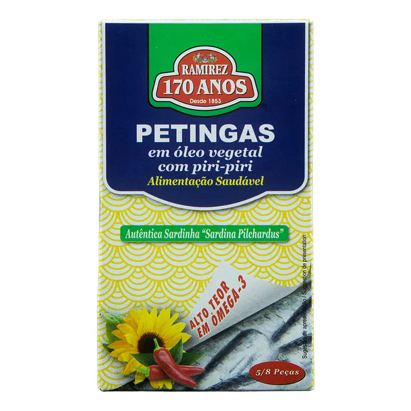 Petingas em óleo vegetal picante Ramirez — Ramirez