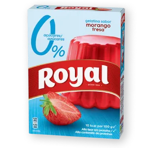Gelatina em Pó Morango 0% de Açúcar ROYAL