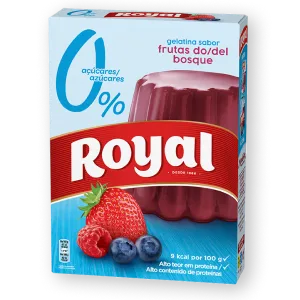 Gelatina em Pó Frutos do Bosque 0% de Açúcar ROYAL