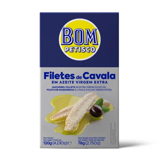Bom Petisco - Filets de maquereau à l’huile d’olive vierge extra