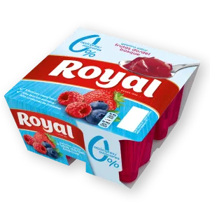 Gelatina Pronta Frutos do Bosque 0% de Açúcar ROYAL