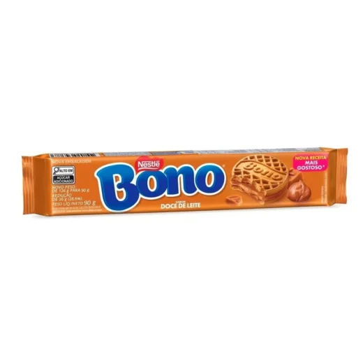 Biscoito Bono Recheado Doce de Leite 90 g