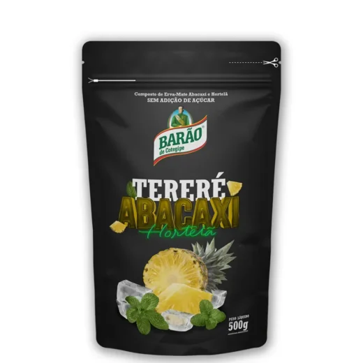 Erva Mate Barao Terere Abacaxi com Hortela 500 g