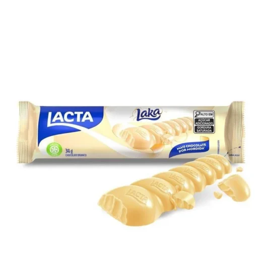 Chocolate Lacta Branco em Barra 20 g