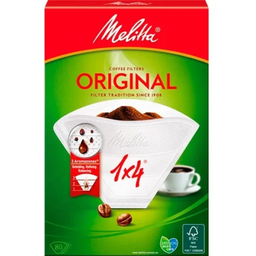 Filtro de de Café Melita N102 6 Pck 400 g