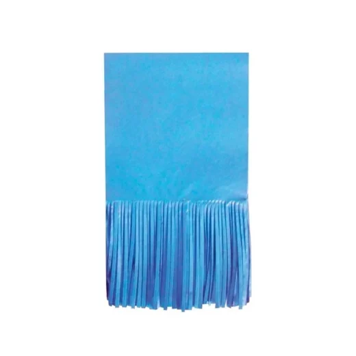 Papel Seda P/balas Franja Azul Claro 23x7,5cm 48 un.