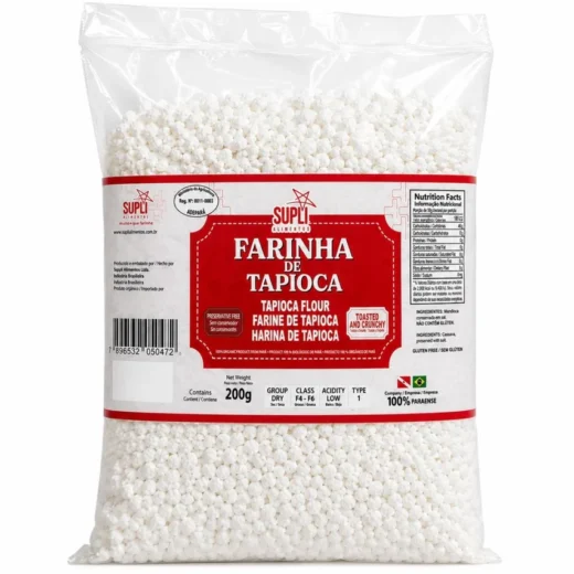 Farinha de Tapioca Flocada Suppli Alimentos 200 g
