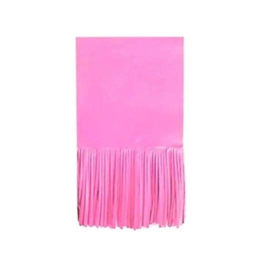 Papel de Seda P/balas Franja Rosa 23x7,5cm 48 un.