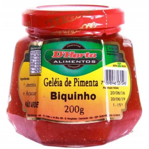 Geleia Biquinho Picante Dhorta 200 g