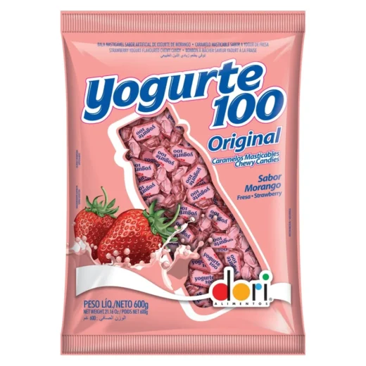 Bala Dori Yourgute Morango 600 g
