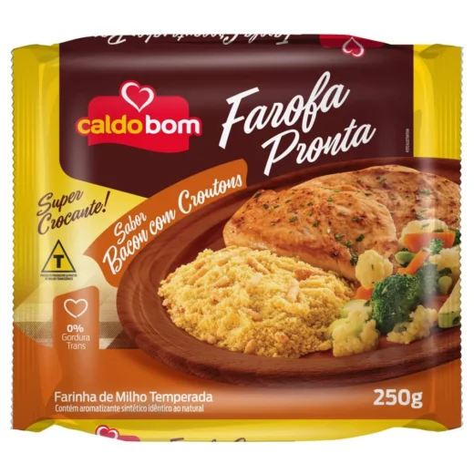 Farofa de Milho com Bacon Crocante Caldo Bom 250 g