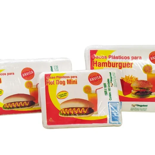 Sacos para Cachorro Quente 20x12cm 100uni (pacote)