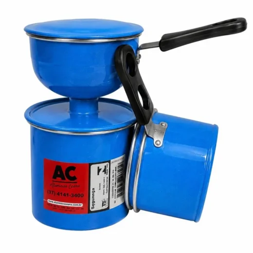 Cuscuzeira 2 em 1 Azul Unidade 500 g