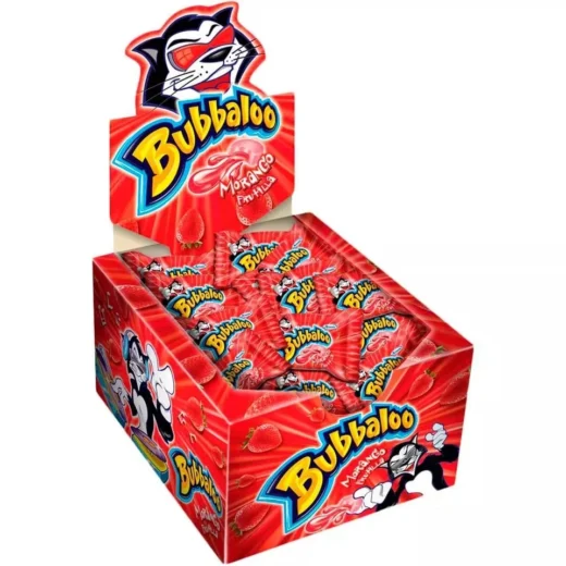 Chiclete Bubbaloo Morango 5 g