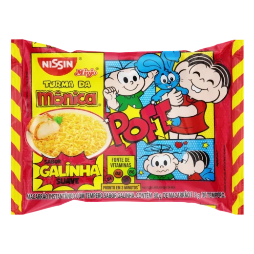 Macarrao Instantaneo Nissin Turma da Monica Galinha 85 g