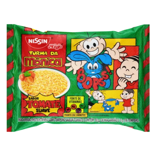 Macarrao Instantaneo Nissin Turma da Monica Tomate 85 g