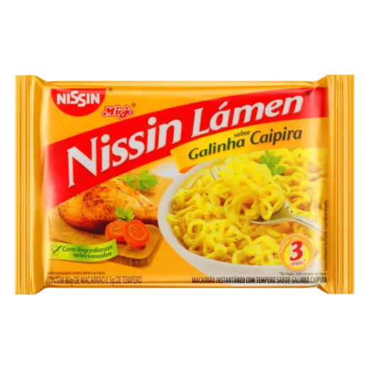 Macarrao Instantaneo Nissin Miojo Lamen Galinha Caipira 85 g