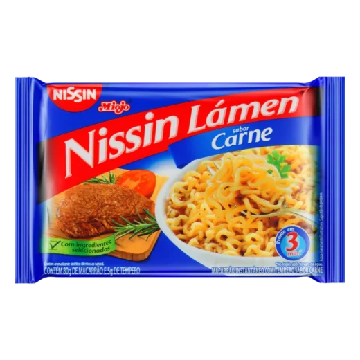 Macarrao Instantaneo Nissin Miojo Lamen Carne 85 g