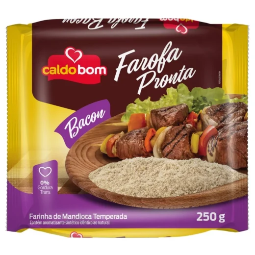 Farofa de Mandioca Bacon Caldo Bom 250 g