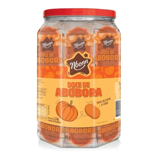 Doce Abobora Individual 30uni Nbon 1200 g