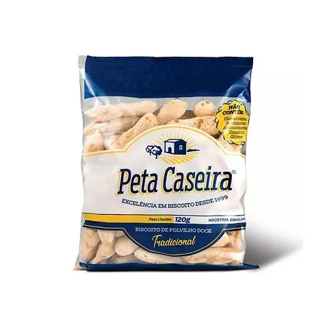 Biscoito Polvilho Tradicional Palito Peta Caseira 120 g