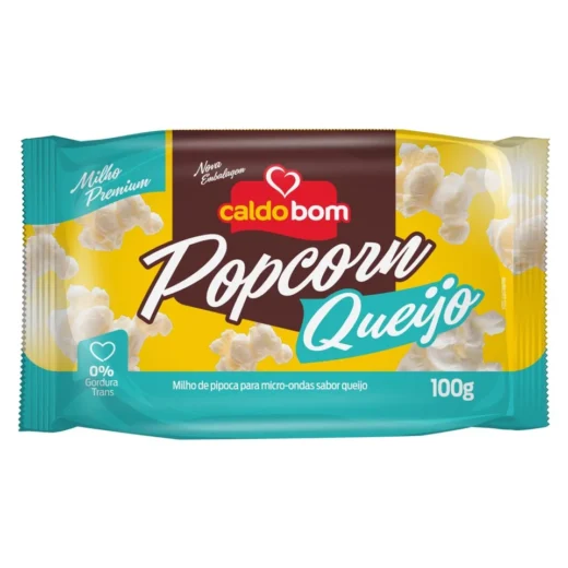 Milho de Pipoca para Microondas Sabor Queijo Caldo Bom 100 g