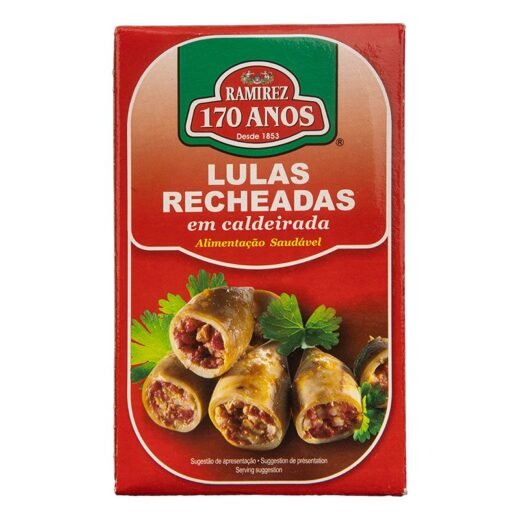 Lulas recheadas em caldeirada Ramirez