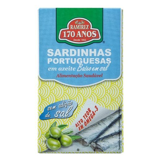 Sardinhas em azeite baixo em sal Ramirez