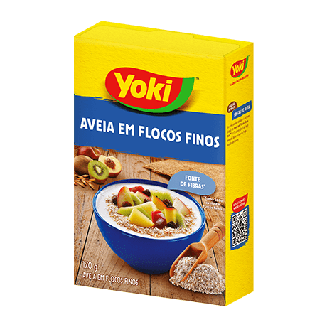 Aveia Flocos Finos 170g e 500g