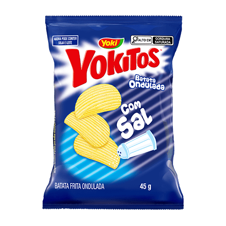 Batata Ondulada 45 g, 90 g, 180 g e 380 g