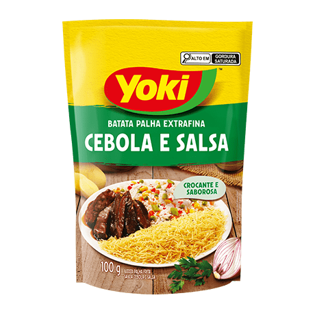 Batata Palha Cebola e Salsa Extrafina 100 g