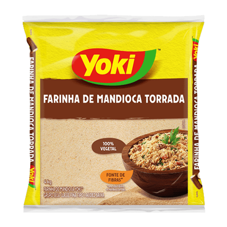 Farinha de Mandioca Torrada 500 g e 4 kg
