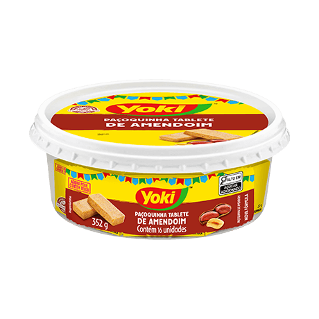 Paçoca Tablete 352 g e 1,1 kg