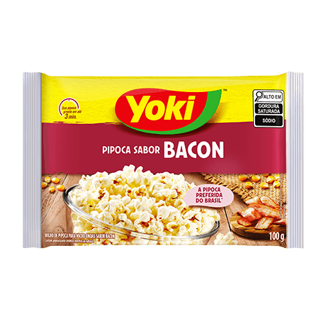 Pipoca Micro-ondas Bacon 100 g