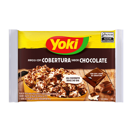 Pipoca Micro-ondas Cobertura Chocolate 160 g