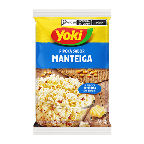 Pipoca Micro-ondas Manteiga 50 g e 90 g