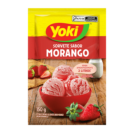 Sorvete Sabor Morango 150 g