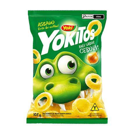 Yokitos Sabor Cebola 108 g e 54 g