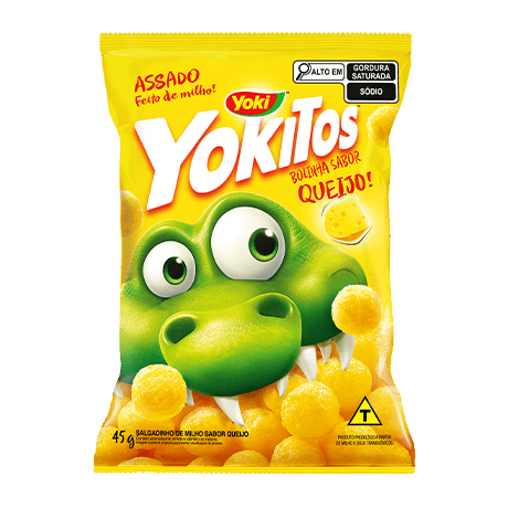 Yokitos Sabor Queijo Bolinha 45 g