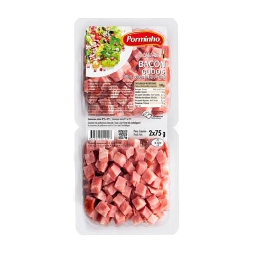 BACON PORMINHO CUBOS (12 X 75 GR)