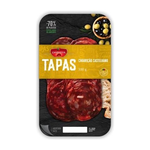 GROSSE SAUCISSE FUMÉE PORTUGAISE DAMATTA CAST TAPA