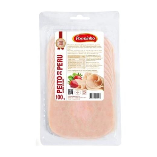 PEITO PERU PORMINHO FATIA (20 X 100 GR)