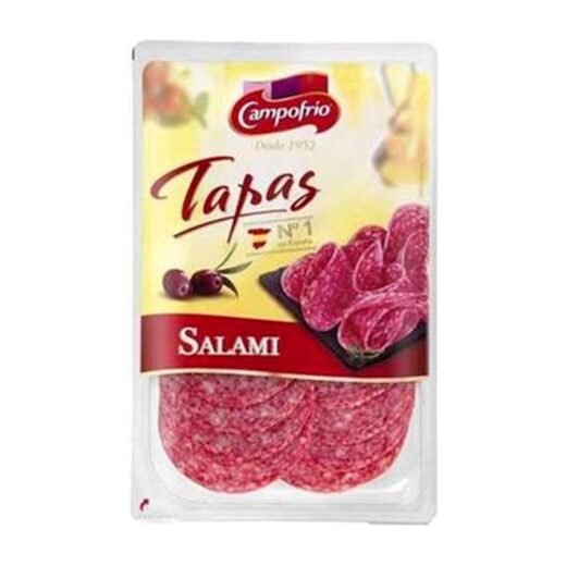 SALAME CAMPOFRIO TAPAS FAT (10 X 80 GR)