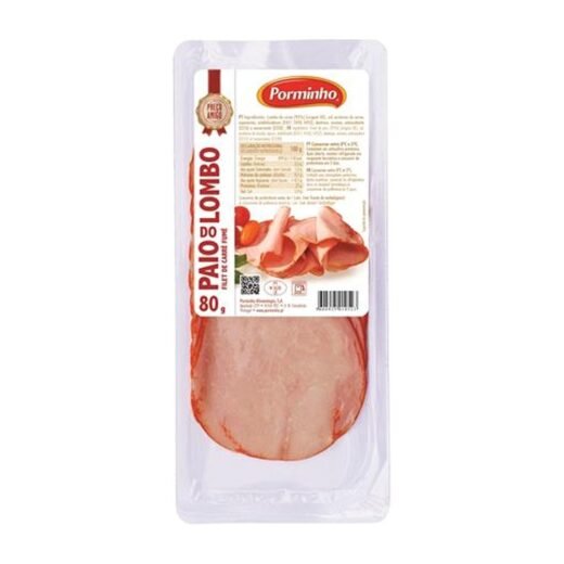 SALAMI PORTUGAIS LOMBO PORMINHO FATIA (20 X 80 GR)