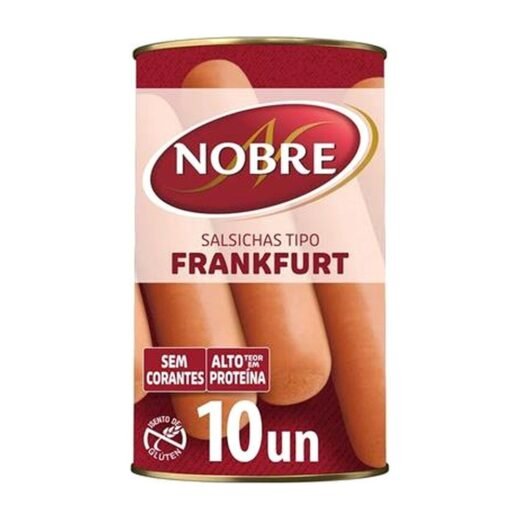 SALSICHA NOBRE LAT 10 UNI (24 X 250 GR)
