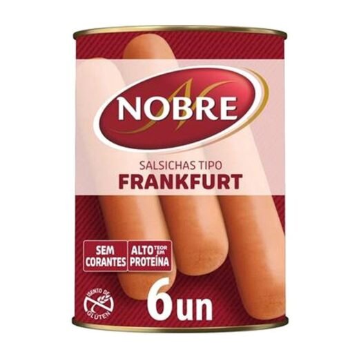 SALSICHA NOBRE LAT 6 UNI (24 X 120 GR)