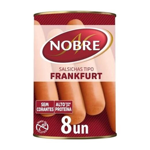 SALSICHA NOBRE LAT 8 UNI (24 X 200 GR)